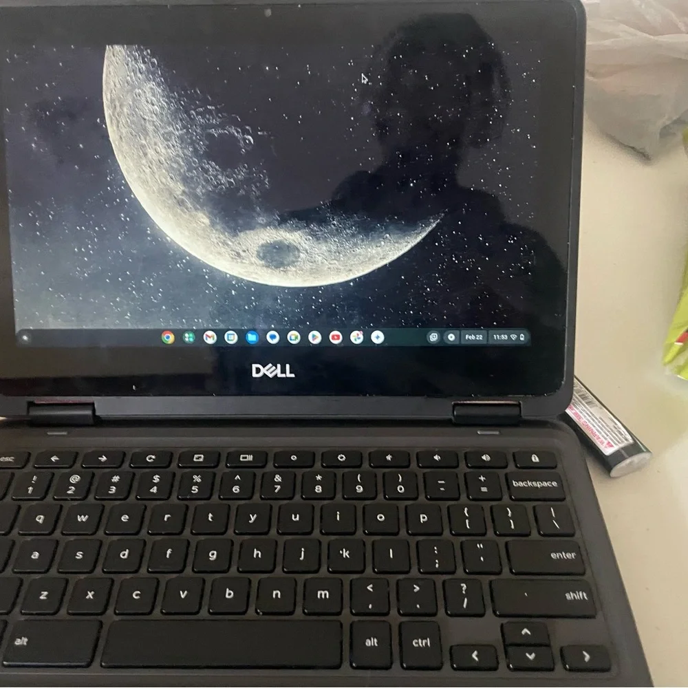 Dell Sleek Black Chromebook